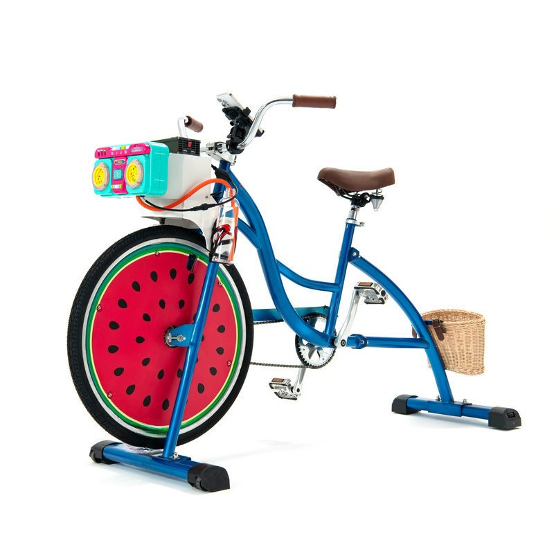 Outdoor Power And Pedal - Blue Outdoor Romance Bubble Manufacturing Bicycle