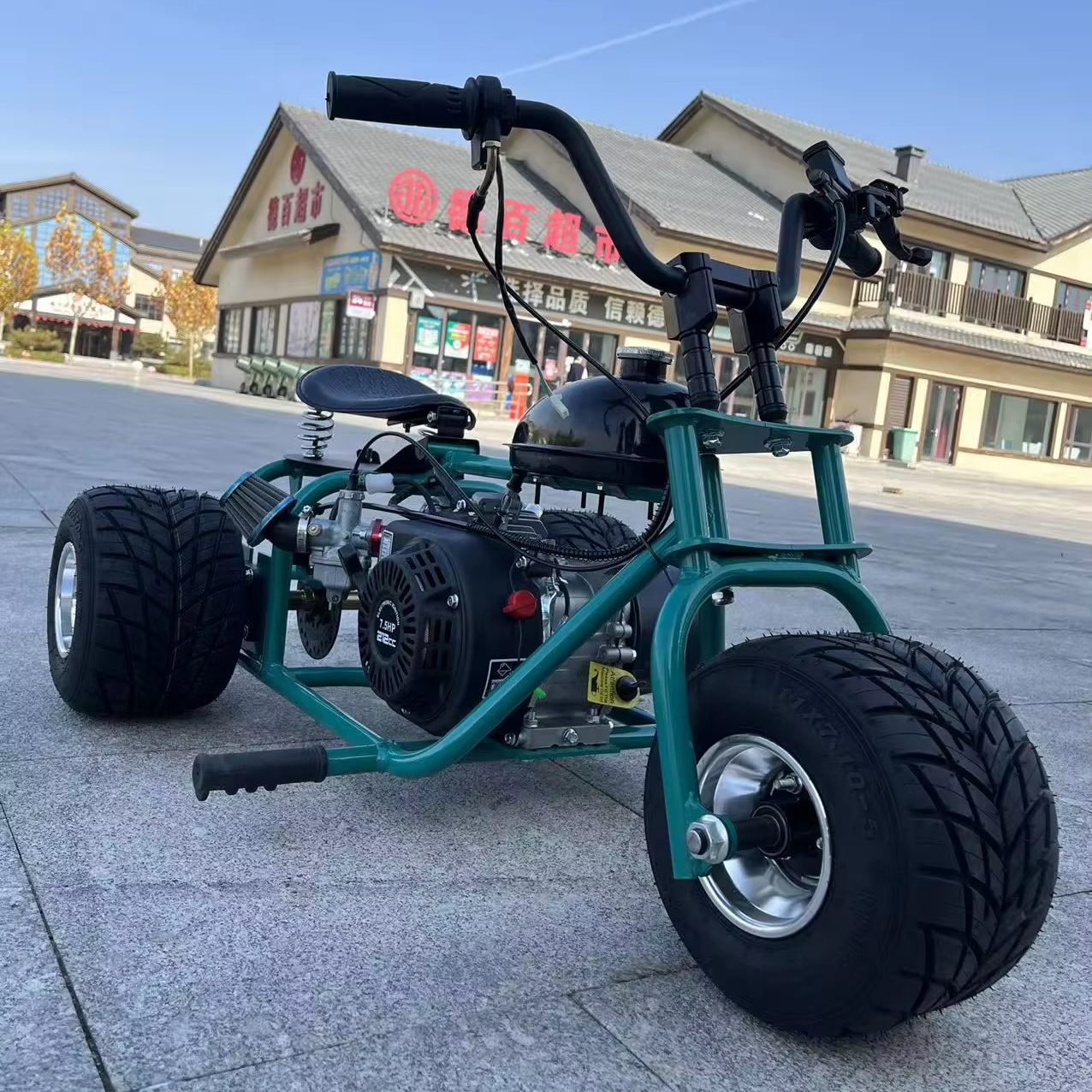 Outdoor Power And Pedal - New 212cc 8.5HP 4-Stroke Gas-Powered Pedal