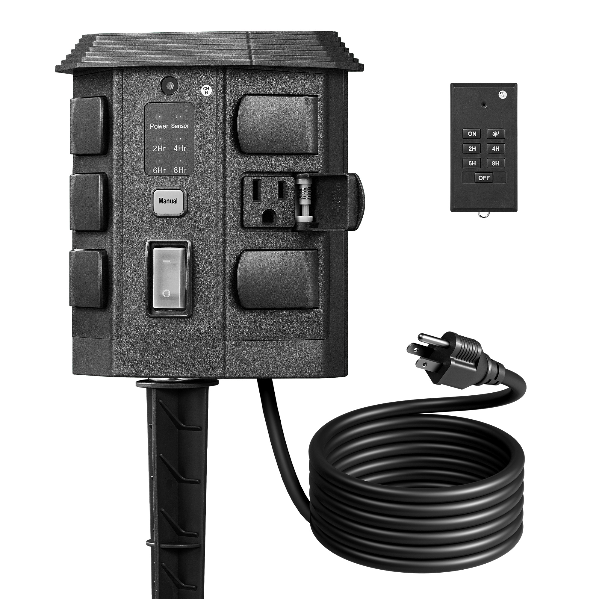 Outdoor Power Timer - Outdoor Power Stake Timer, Outdoor Light