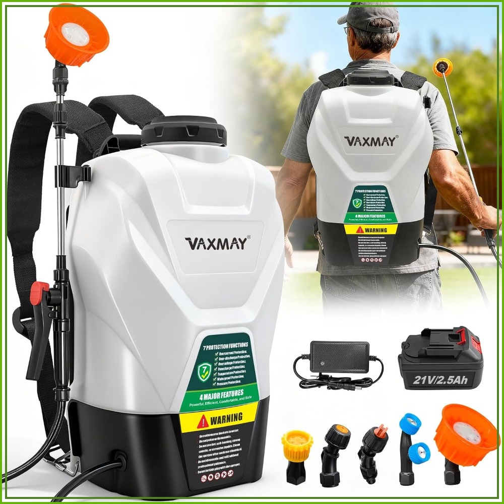 Electric Sprayer Backpack - 4.2 Gallon Battery Powered Backpack Sprayer,