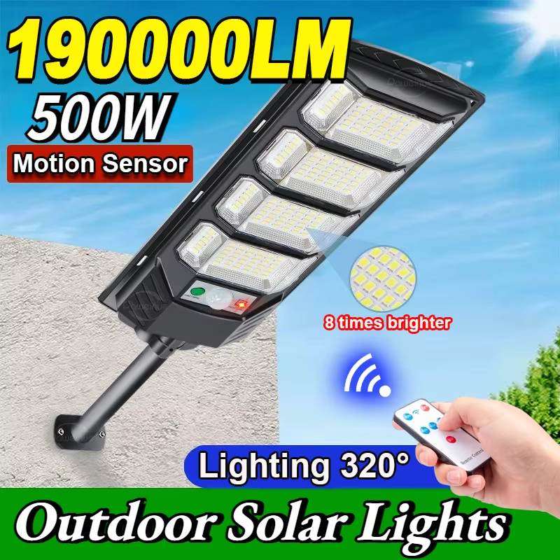 Outdoor Power G Sensor - 500㎡ Illumination Solar Security Light-Motion Sensor