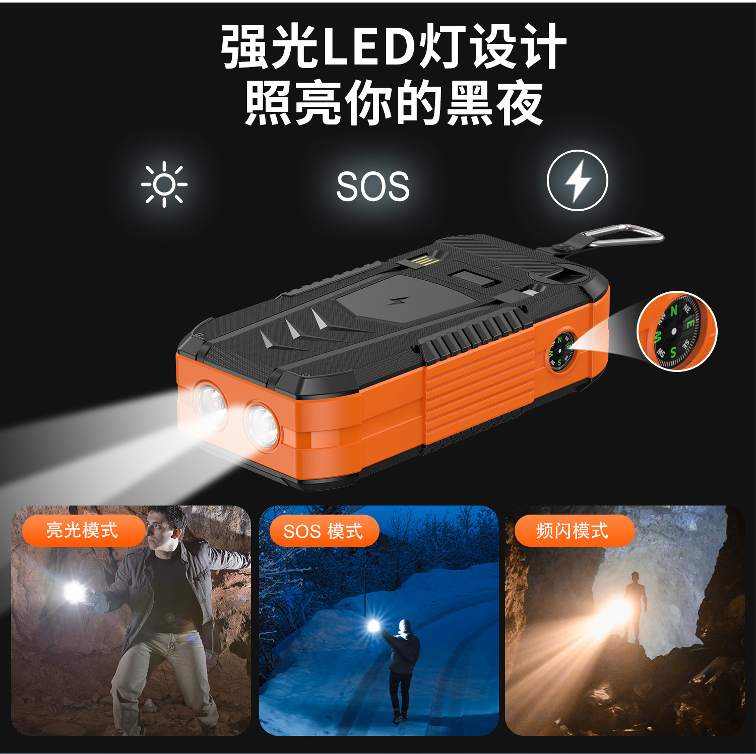 Outdoor Power Generator - 30000 MAh Outdoor Mobile Power Supply