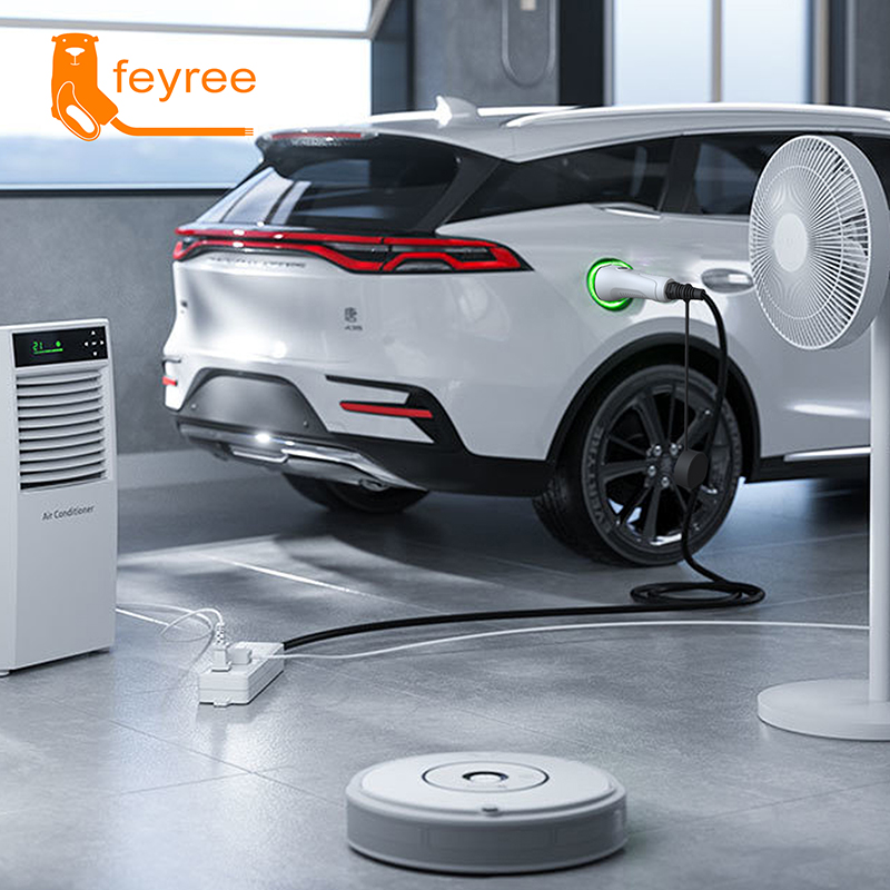 feyree V2L Cable Electric Car  – Outdoor Power Rack Bewertung und Preis