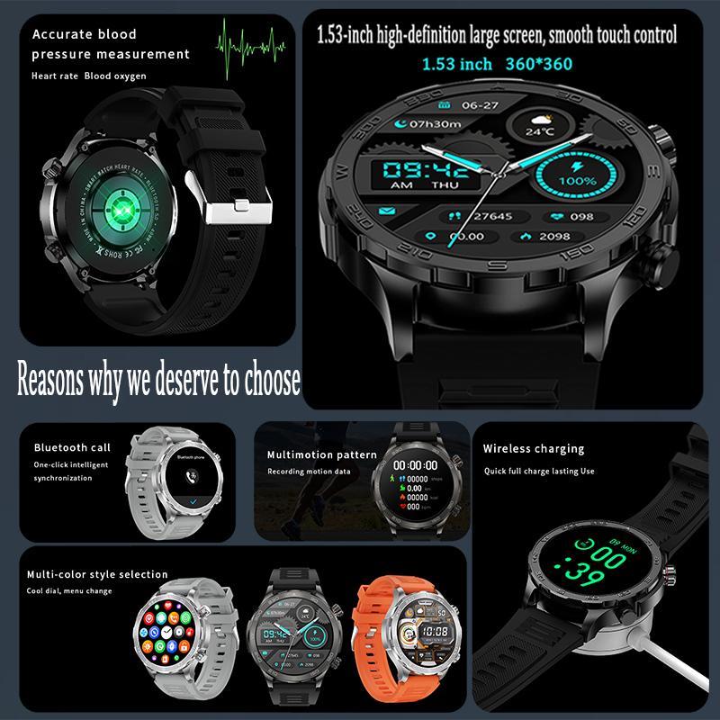 New GPS Track Smart Watch Men  – Outdoor Power Hours Bewertung und Preis