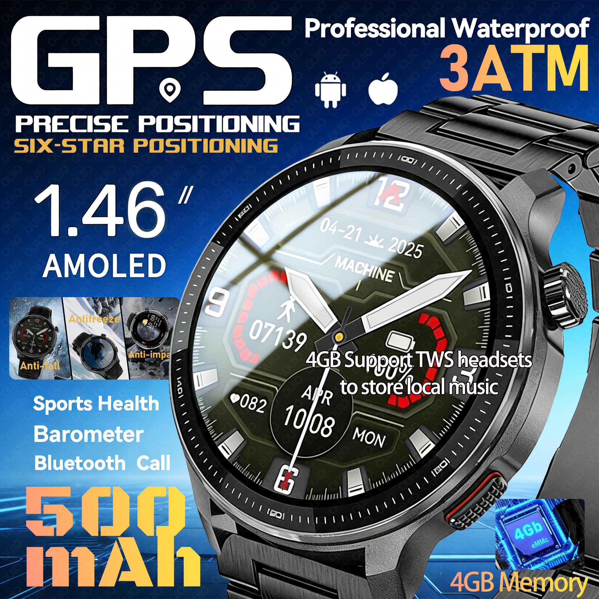 2026 New GPS Smart Watch Super – Outdoor Power Hours Bewertung und Preis