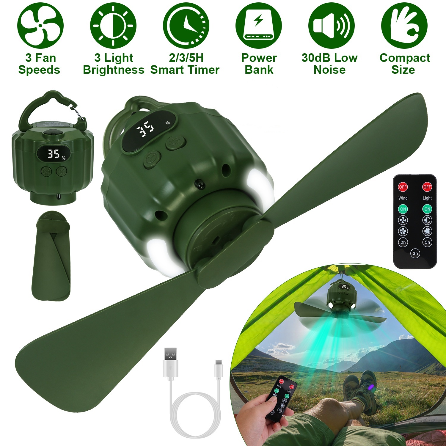 5200mAh 10400mAh 3-in-1 Campin – Outdoor Power Timer Bewertung und Preis
