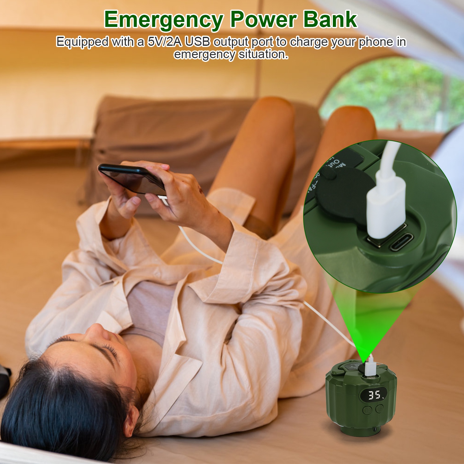 5200mAh 10400mAh 3-in-1 Campin – Outdoor Power Timer Bewertung und Preis