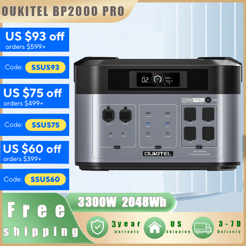 OUKITEL BP2000 PRO Portable Po – Outdoor Power Hours Bewertung und Preis