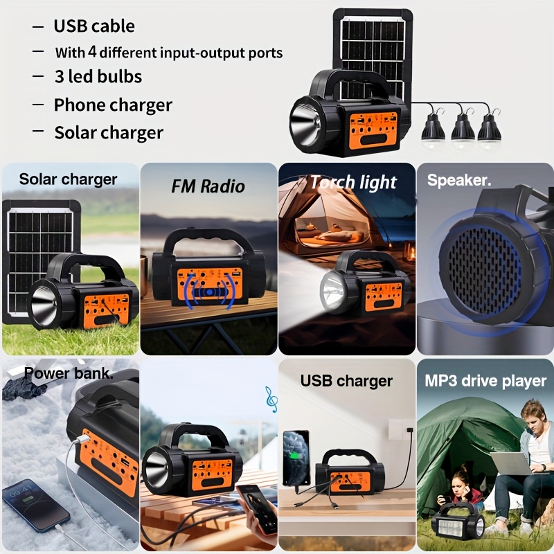 Solar Rechargeable Camping Lig – Outdoor Power Generator Bewertung und Preis