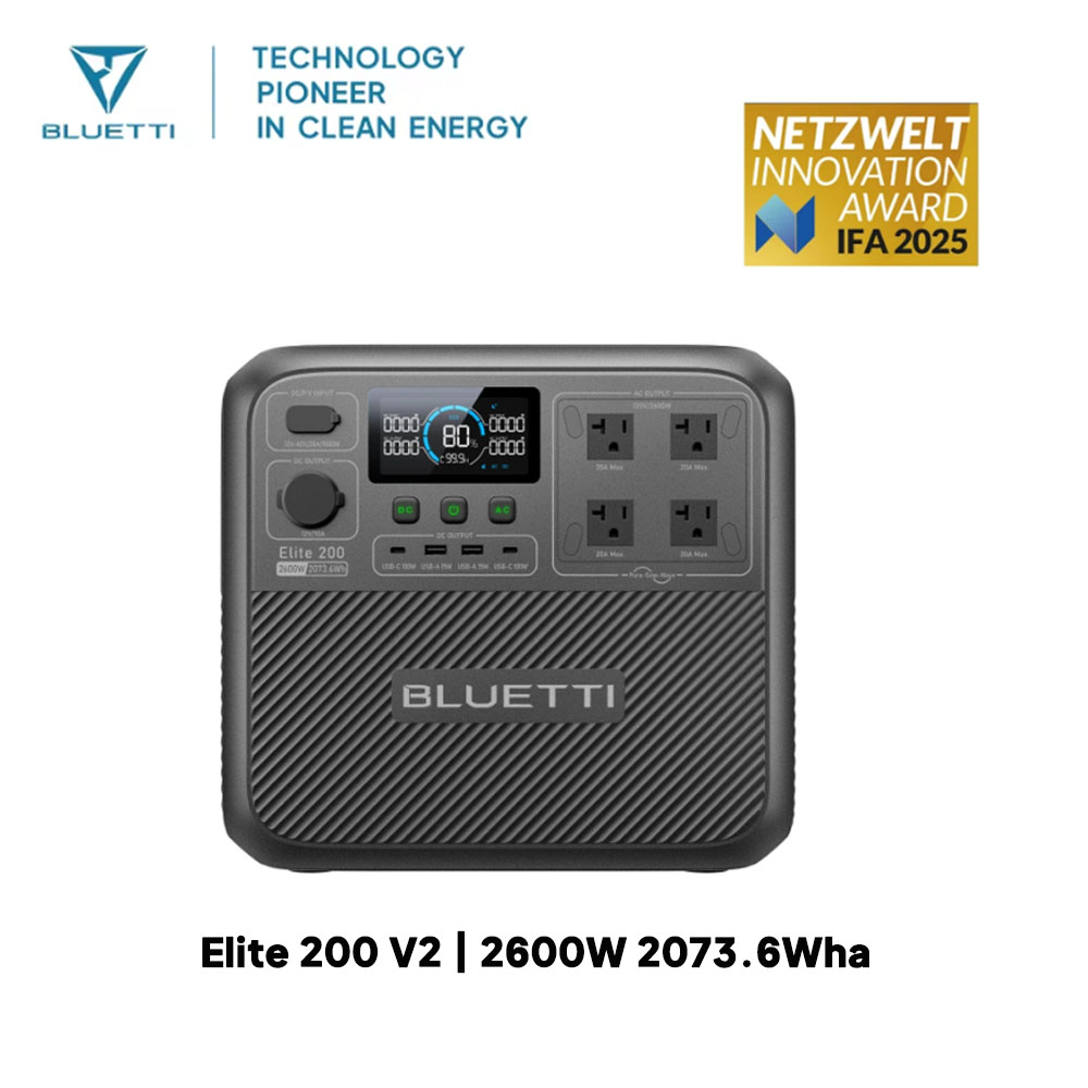 【Renew】BLUETTI Elite 200 V2 Po – Outdoor Power Generator Bewertung und Preis