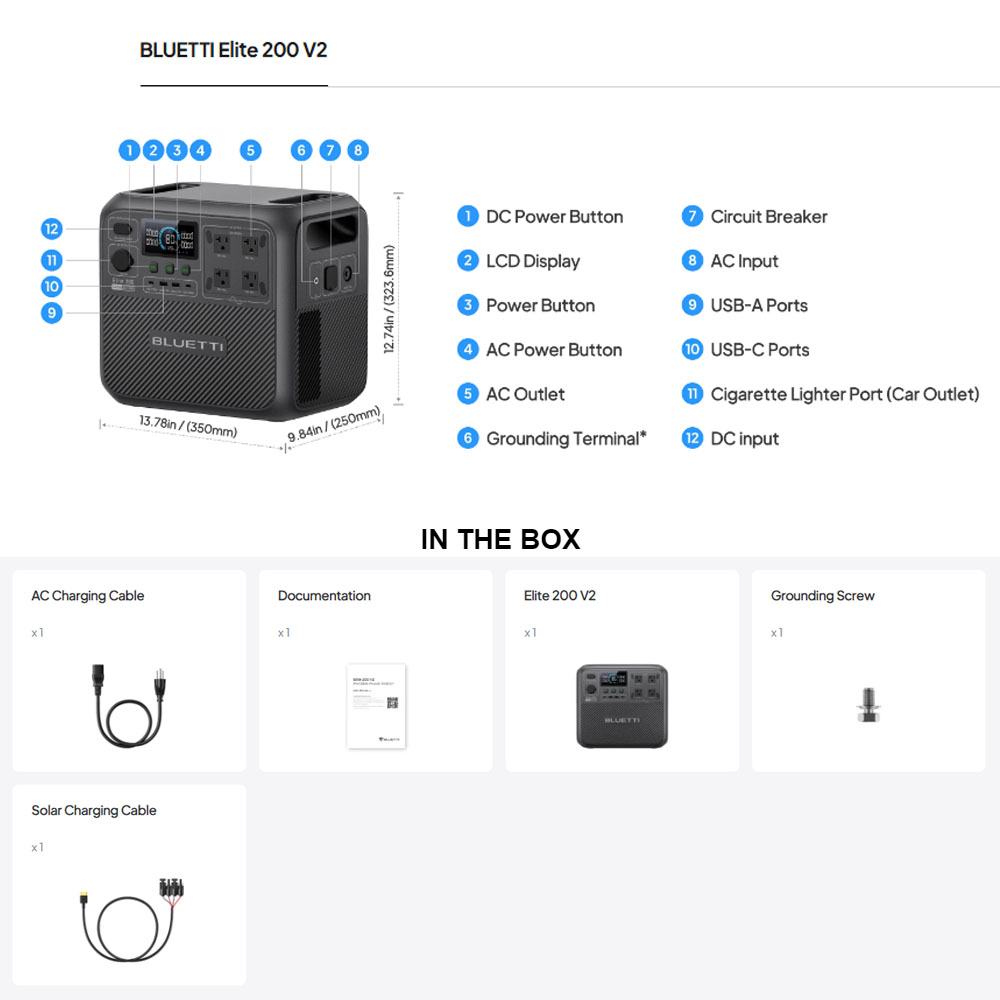 【Renew】BLUETTI Elite 200 V2 Po – Outdoor Power Generator Bewertung und Preis