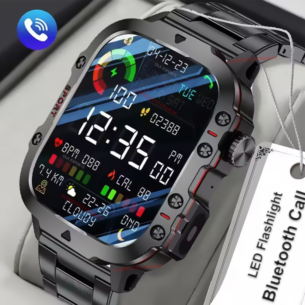 2026 New Military Smart Watch  – Outdoor Power Hours Bewertung und Preis
