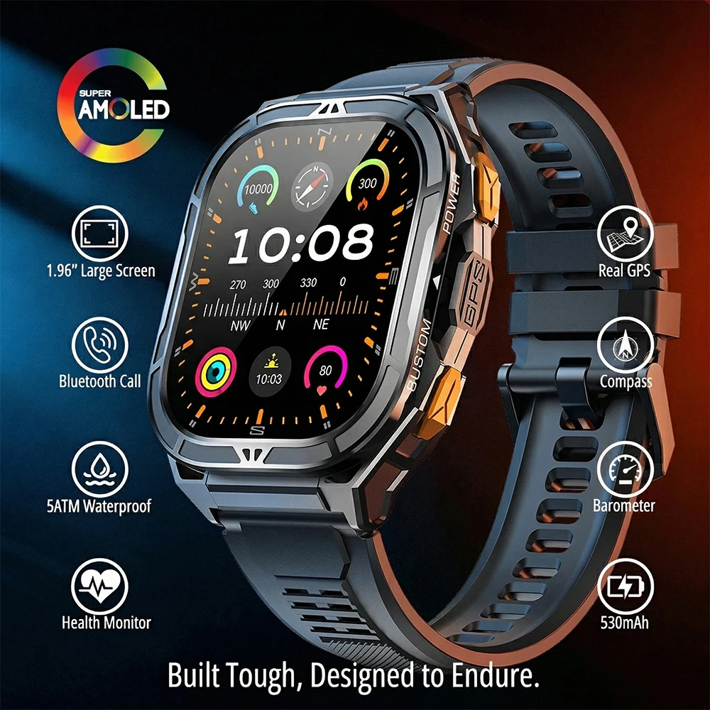 Luxury AMOLED Smartwatch Real  – Outdoor Power Hours Bewertung und Preis