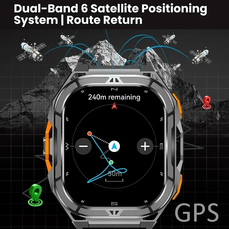 Luxury AMOLED Smartwatch Real  – Outdoor Power Hours Bewertung und Preis