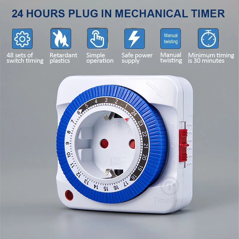EU/US 24 Hours Timer Switch Ti – Outdoor Power Timer Bewertung und Preis
