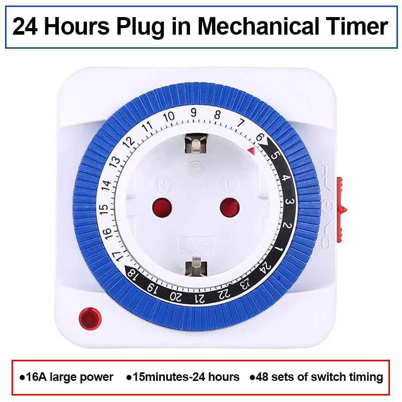 EU/US 24 Hours Timer Switch Ti – Outdoor Power Timer Bewertung und Preis