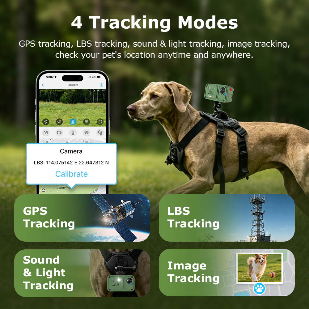 LS VISION 2K 4G Pet Collar Cam – Outdoor Power G Sensor Bewertung und Preis