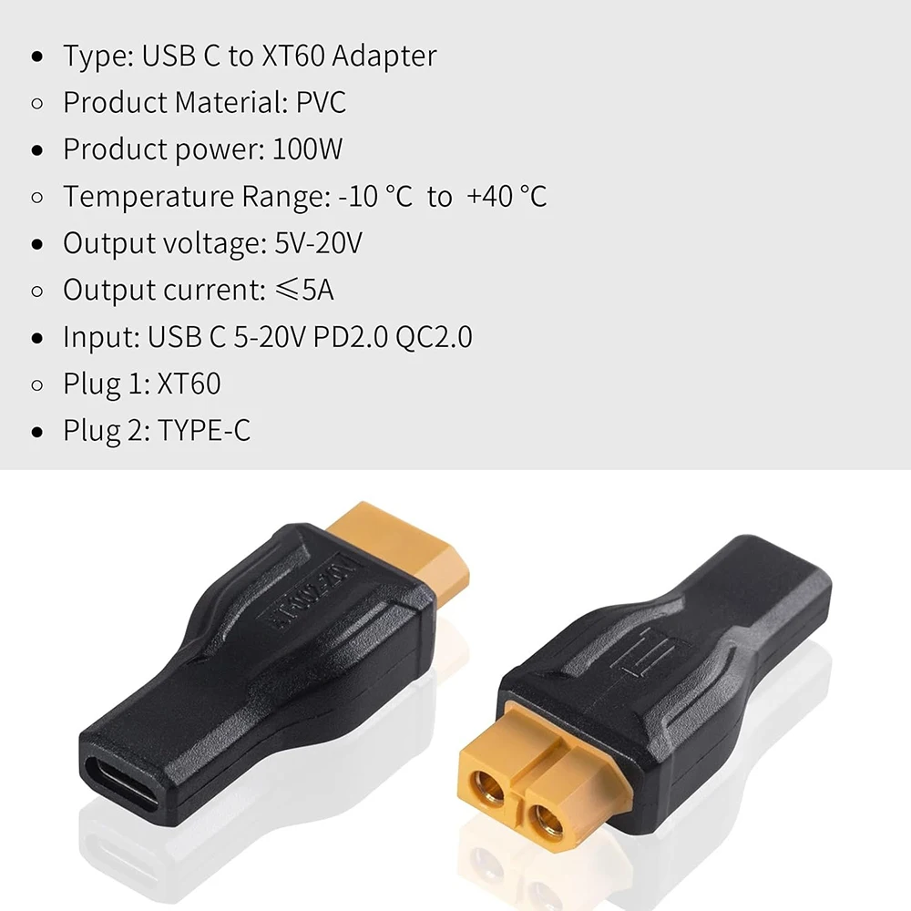 USB C to XT60 Adapter Converte – Outdoor Power Inc Bewertung und Preis