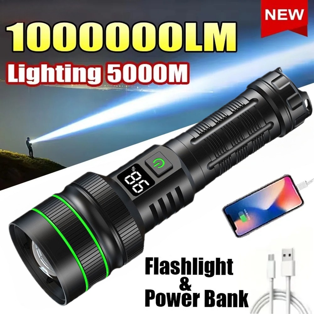 Powerful LED Flashlight Zoomab – Outdoor Power Inc Bewertung und Preis