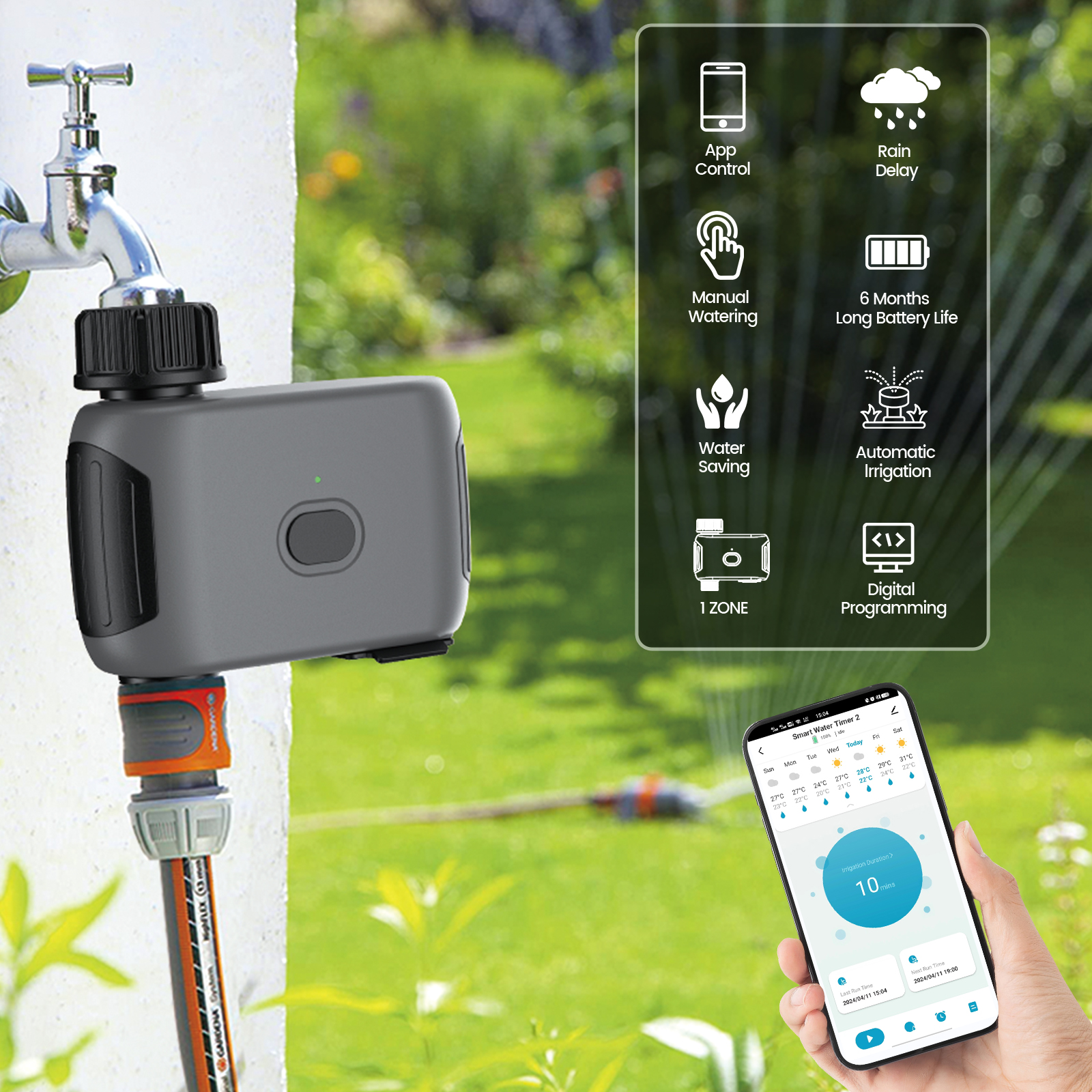 Insoma Wifi Sprinkler Timer Au – Outdoor Power Timer Bewertung und Preis