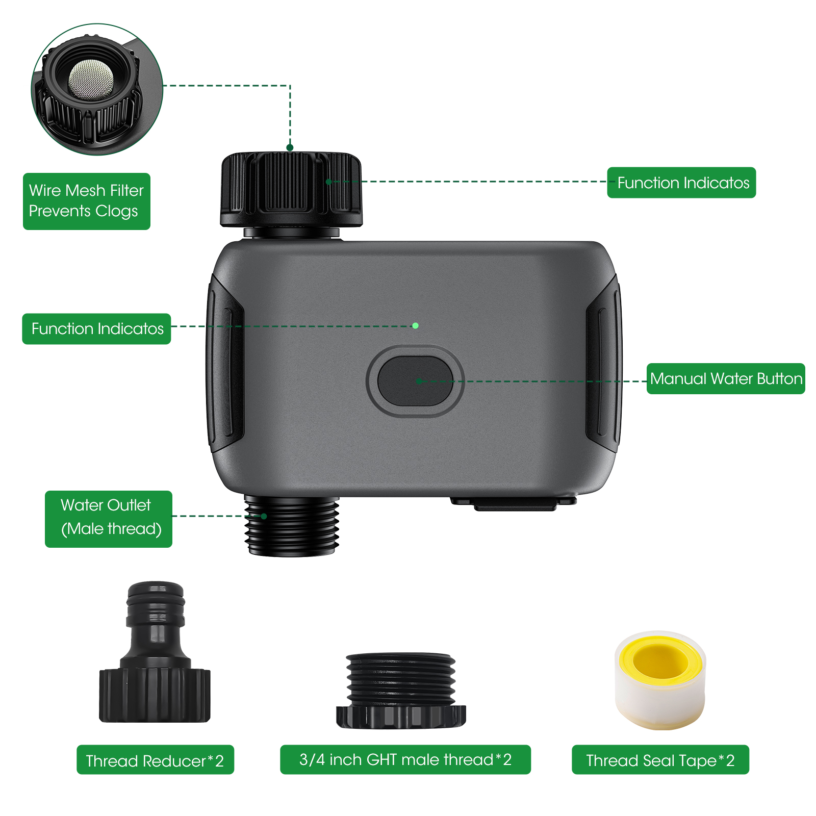 Insoma Wifi Sprinkler Timer Au – Outdoor Power Timer Bewertung und Preis