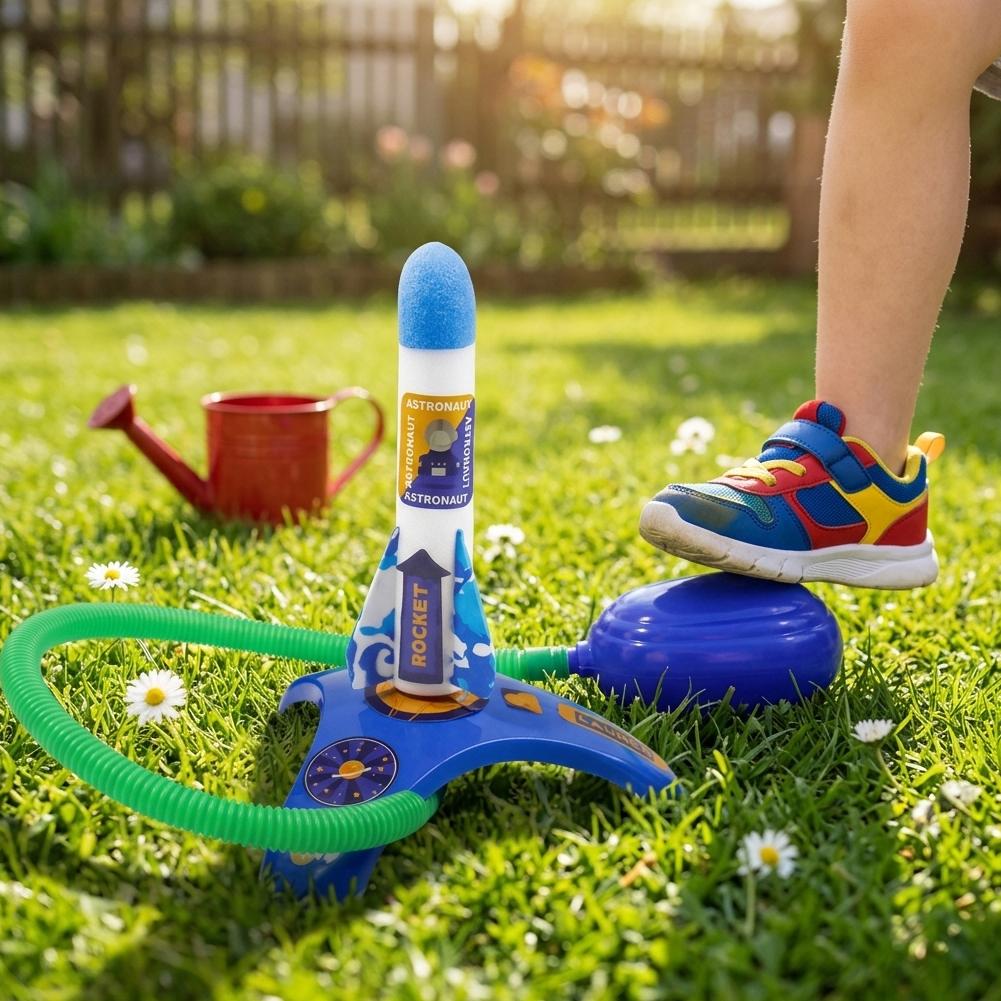 Air Rocket Foot Pump Launcher  – Outdoor Power And Pedal Bewertung und Preis